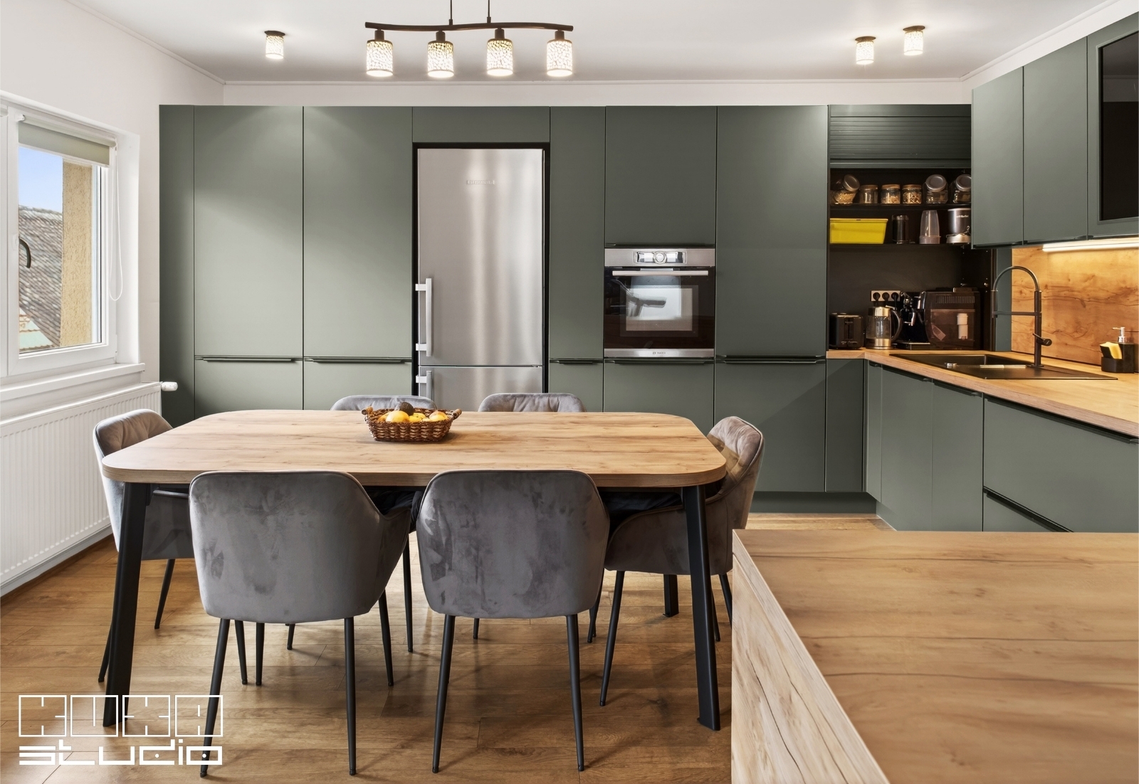 bucatarie in forma de u